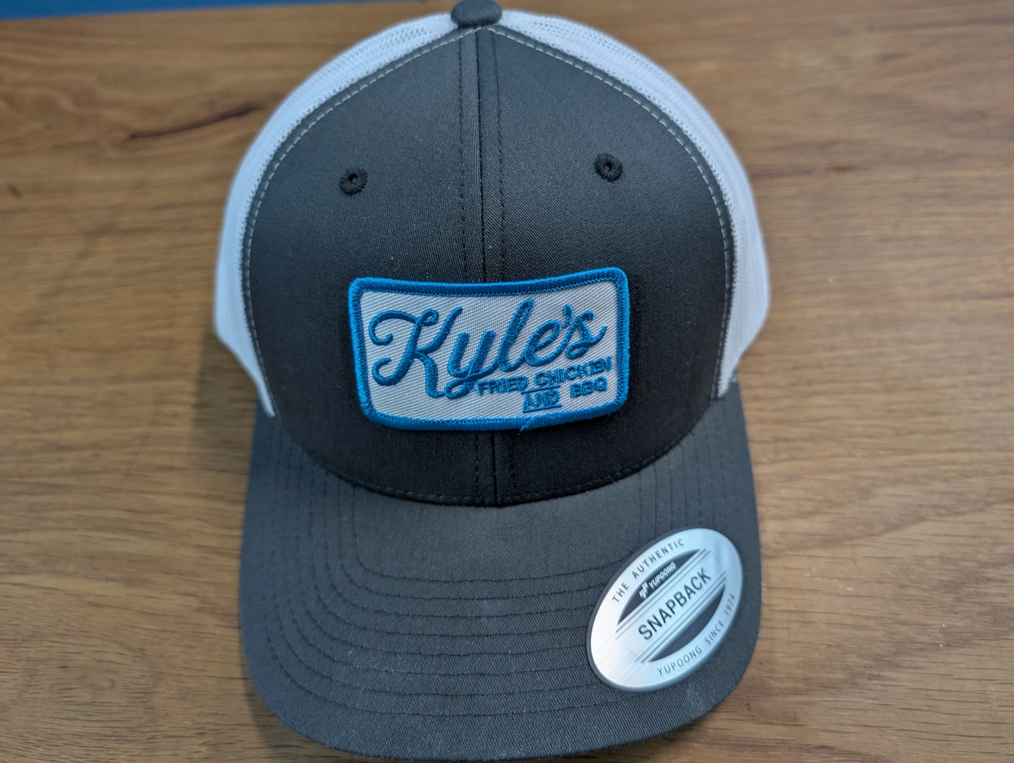 Patched Trucker Hat Heather Grey